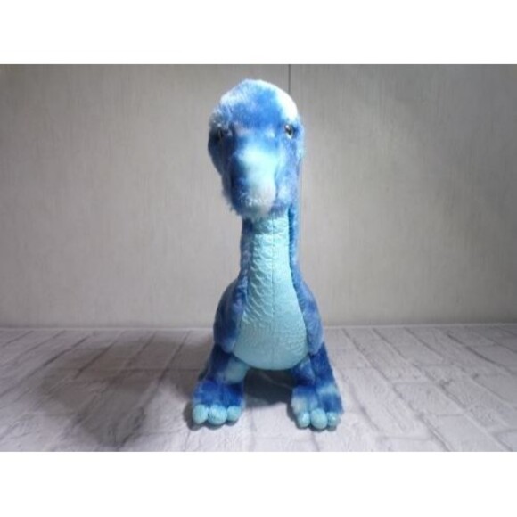 Aurora Brachiosaurus Dinosaur Plush Stuffed Animal 15" Blue Soft - Picture 1 of 6